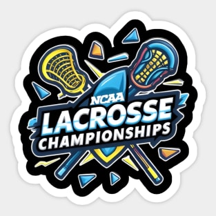 lacrosse championships 2D Sticker